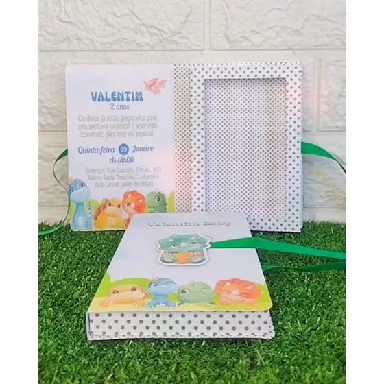 Convite Livro 15x10 Personalizado ( Desmontado) ( Leia a descriçao)