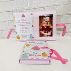 Convite Livro 15x10 Personalizado com foto