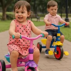 Triciclo Infantil com Pedal Ajustável para Crianças 18 meses Menino Menina Brinquedo Educativo Criança