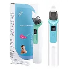 Aspirador Nasal Recarregável Para Bebês Silicone Ajustável Sucção Elétrica Crianças