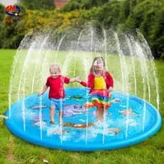 Piscina Inflável Impressa Splash Pad Sprinkler Esteira Aspersor