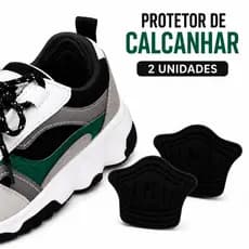Protetor de Calcanhar Adesivo para Sapatos e Tênis Espuma Macia Antibolhas Confortável Unissex - 2 Unidades