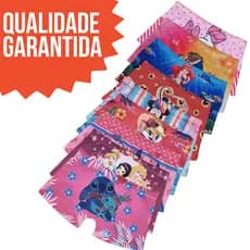 Kit 3 Calcinha Boxer Infantil Feminina Calcinha Menina Calcinha Shortinho Infantil