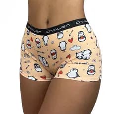 Kit 10 Calcinhas Boxer Feminina Shortinho Cueca Feminina Calcinha Box