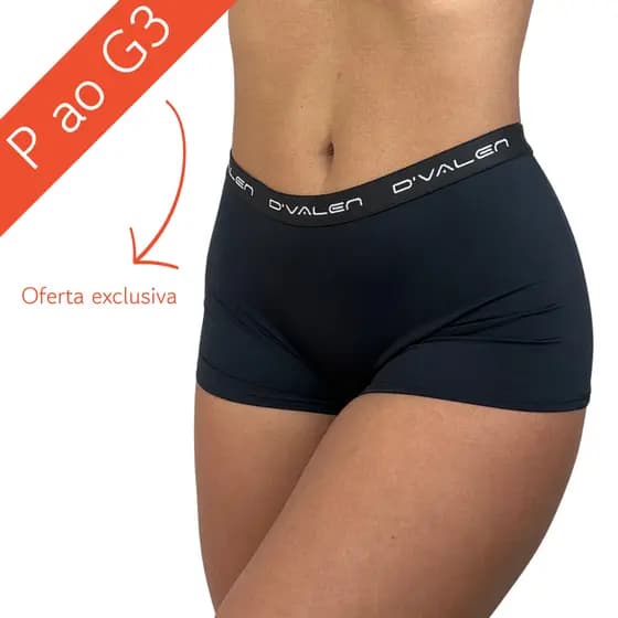 Kit 5 Calcinhas Box Plus Size Feminina Shortinho Cueca Feminina XG G1 G2 G3
