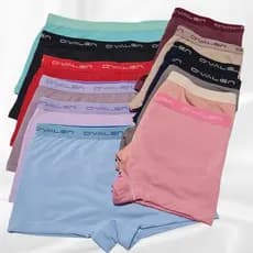 Kit 10 Calcinhas Shortinho Box Feminina Plus SIze Cueca Feminina Calcinha Boxer Feminina