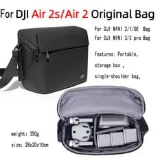 Adequado Para DJI MINI SE/2/3pro Drone Conjunto Saco De Armazenamento Portátil Bolsa De Ombro Caixa AIR2S Câmera Acessór