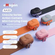 Mini Caixa De Armazenamento Universal Para Insta360 GO Ultra/Ace Pro 2/3S , Maleta De Transporte Bolsa De Câmera DJI Act