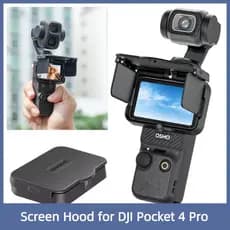 Sunnylife Capa De Tela Para DJI Osmo Pocket 4 Pro/4/3 Design Magnético Abas Laterais Ajustáveis Protetora Anti-Queda