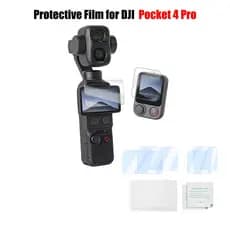 2pcs 9H Vidro Temperado Protetor De Alta Dureza Para DJI Pocket 4 Pro , Tela , Bolso 4P anti Impressão Digital , Óleo ,