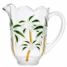 Conjunto Taças Vidro Com Jarra Capacidade 1500ml 6 Unidades Bebidas Festa Casa