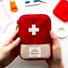 Kit Médica De Primeiros Socorros Portátil Viagem Acampamento Ao Ar Livre Útil Mini Medicina Saco De Armazenamento