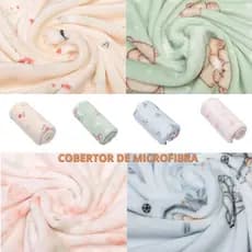 COBERTOR MANTA DE MICROFIBRA PARA BEBE PAPI MACIA FOFA QUENTINHA 90X85CM PAPI BABY ESTAMPADO