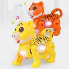 🐯 TigerLux™ Motion – Tigre Interativo com Luz, Som e Movimento