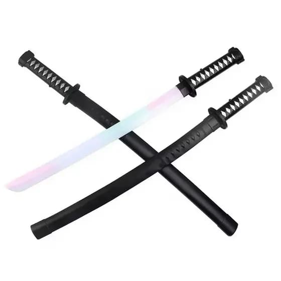 ⚔️🔥 Espada Katana de Brinquedo com Sons e Luzes LED – Diversão Ninja Garantida! 🔥⚔️
