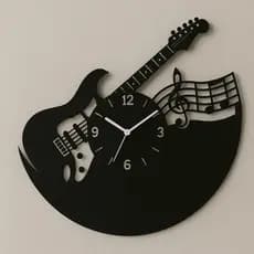 Relógio de Parede – Guitarra Números Vazados