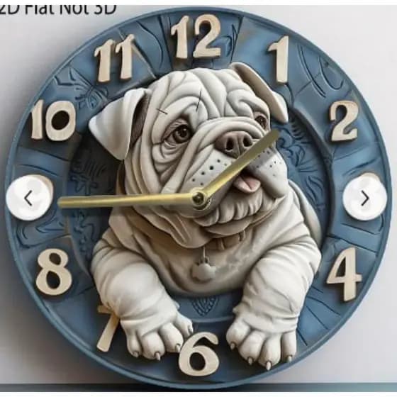 Relógios de Parede – Cachorro 3D
