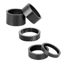 Espaçador De Carbono Para Espiga Bike Mtb Speed 5 Peças