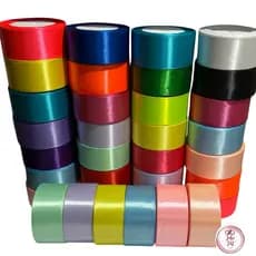 Fita Cetim n 9 38mm 11 metros / 23metros ou 45metros Laceiras Artesanato buquê Laços Pet  laços infantil lembrança