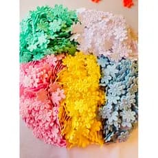 Florzinhas de Tecido Prensado Premium Tiara Faixinhas de bebê Lacos pet 200 100 50 Aplique p Laços Infantil