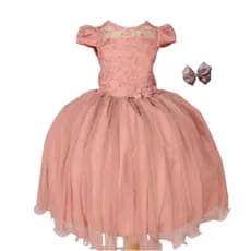Vestido De Festa Luxo Longo Casamento Daminha Formatura E Tiara