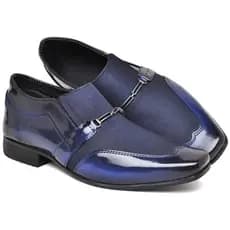 Sapato Social Masculino Bicolor Verniz Luxo Sola Borracha Lançamento