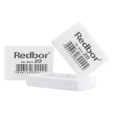 Borracha Escolar Redbor Branca 20