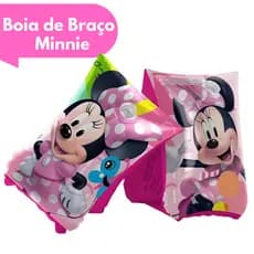 Boia de Braço Infantil Minnie Piscina Praia Verão Disney