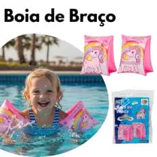 Boia de Braço Infantil Menina Menino Verão Praia Piscina