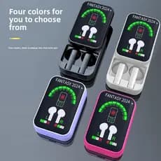 Fones De Ouvido Bluetooth Display Digital Bateria De Longa Duração Esportiva Estéreo Intra-Auricular KT15PRO
