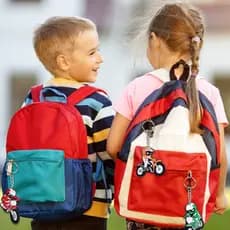 Chaveiro De Motocicleta PVC Racer-Presente Com Pingente De Mochila Escolar De Desenho Animado