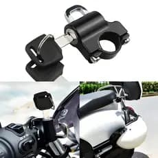 Trava De Segurança Do Capacete Antifurto Para Guidão Da Motocicleta Bike Trava Anti-Roubo Universal