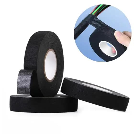 Fita de Tecido Antichama Chicote  Automotivo 15m x 1,9cm