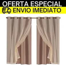 Cortina Blackout Black Out Corta Luz Para Quarto Meia Parede 2,00 x 1,40 Mts PVC Apartamento Apto