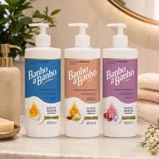 Banho a Banho Hidratante Corporal 400ml Blend de Óleos Hidratação Profunda