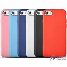 Case Capinha Veludo Compatível IPhone 6/6S  Lisa Várias Cores