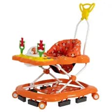 Andador Musical Megaluxo Infantil Laranja Jumbobaby
