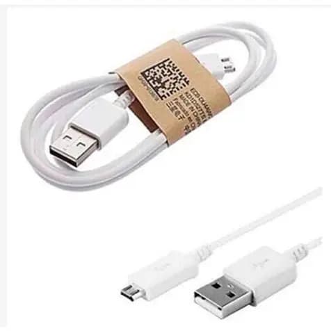 Cabo Usb Para Samsung Galaxy 85Cm Micro Usb V8 Branco J2 J3 J4 J5 J7 J8 Prime