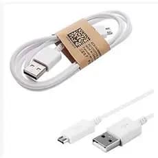 Cabo Usb Para Samsung Galaxy 85Cm Micro Usb V8 Branco J2 J3 J4 J5 J7 J8 Prime
