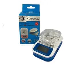 Carregador Universal De Bateria Lcd Digital Com Usb
