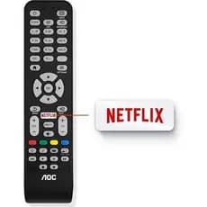 Controle Remoto Para Tv Aoc Com Botão Netflix Led Smart Novo SKY-8050 / LE-7463 / VC-A8203