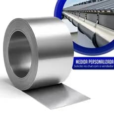 Chapa Folha De Alumínio 30cm Com 1m Para Calha/rufo Telhado PROMOÇÃO