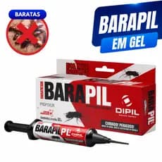 Barapil Veneno para baratas, Mata Baratas Pasta Barapil Dipil Caixa De 10g Seringa Aplicadora