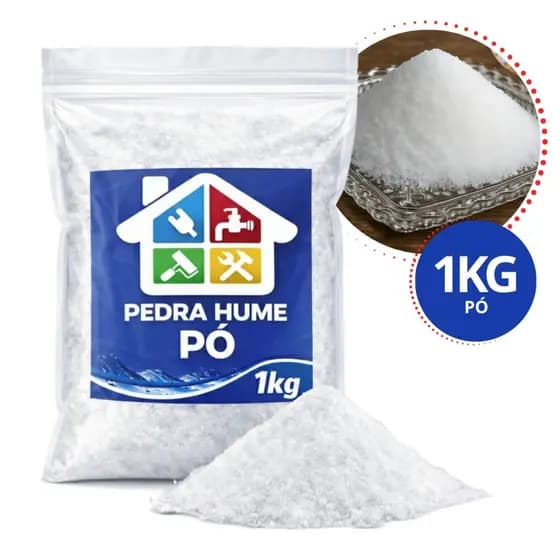 Pedra hume Pó ou Pedra Cristal1 kg - Alumem De Potassio