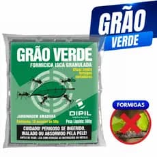Formicida Grão Verde Isca Granulada 10 Pacotes Eficaz Contra Formigas Aplicação Fácil Jardinagem