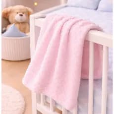 Manta Para Bebê Infantil Microfibra Bebê - Estampada 90x75cm FOFINHA