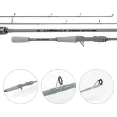 Vara Pesca P/Carretilha Nebula 1,80m/1,65m 8-17lbs 2p