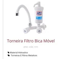 Torneira Filtro Bica Movel Br. M37-ativi
