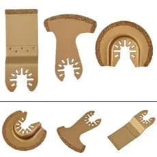 Cortador De Lâmina De Serra Grão Multi-Ferramentas De Carboneto Oscilante Removedor De Rejunte 3pcs/Set De Telha