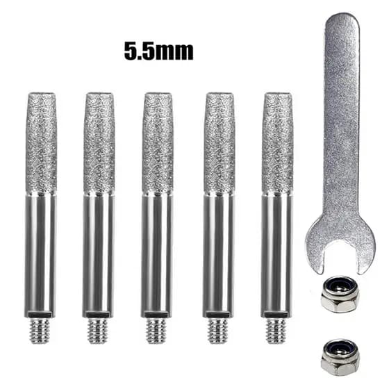 Cabeça De Retificação De Diamante Para Afiador De Motosserra Rebarba Cilíndrica 45 5mm Fácil De Usar